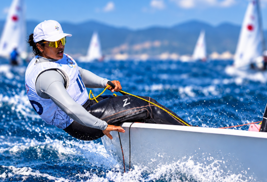 Nethra Kumanan wins sailing bronze at Asian Games