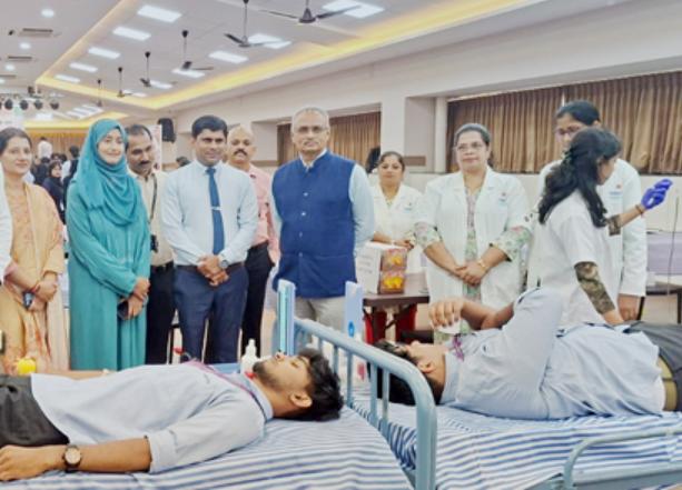 Yenepoya Institute marks decennial year with mega blood donation drive