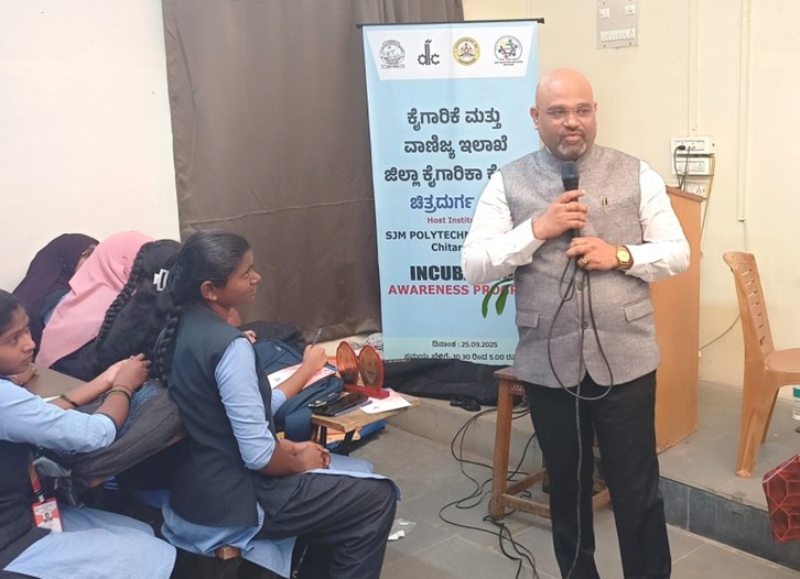 Good Thinking Key to Successful Entrepreneurship, Says SJMIT Principal