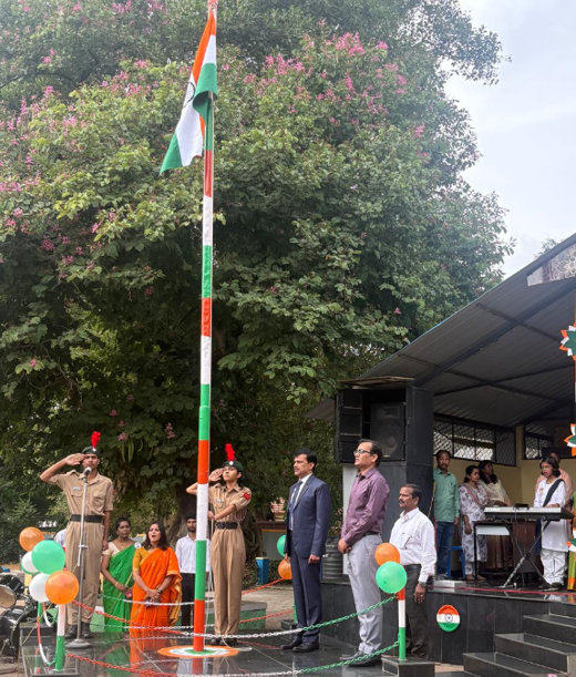 KVS Deputy Commissioner hoists National Flag