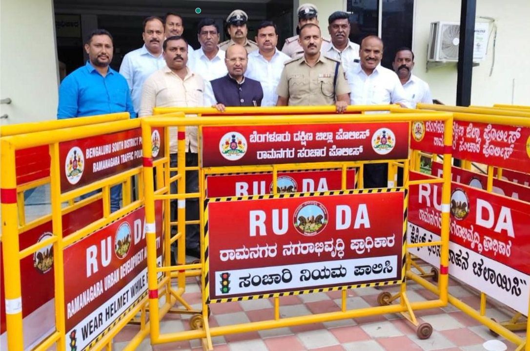 Urban Development Authority Hands Over Barricades to Police