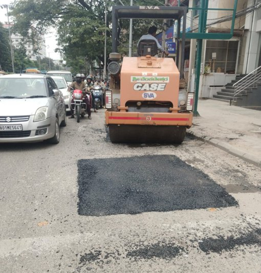 BBMP steps up pothole repairs in BTM