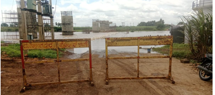 Rain Eases but Krishna, Tributaries Swell; Crops and Homes Damaged in North Karnataka
