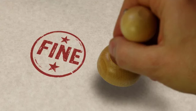 Fined for Wheelie