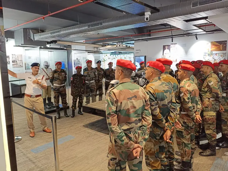 Traffic awareness session conducted for officers