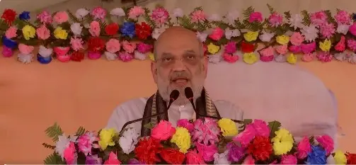 Amit Shah urges strong NDA victory in Bihar