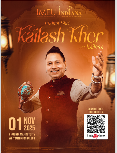 Kailash Kher to Light up Bengaluru with the City’s Biggest Sufi Night