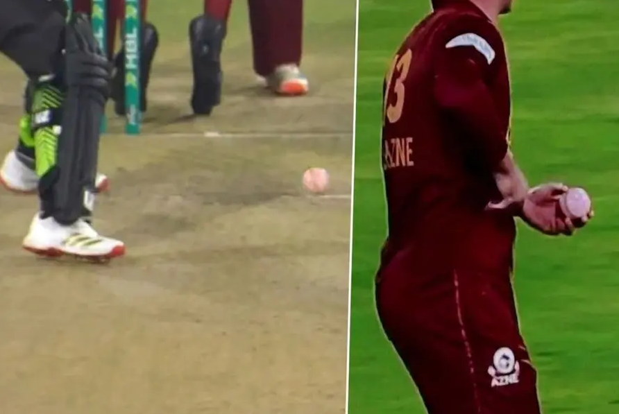 Jersey dye turns white Cricket Ball Pink