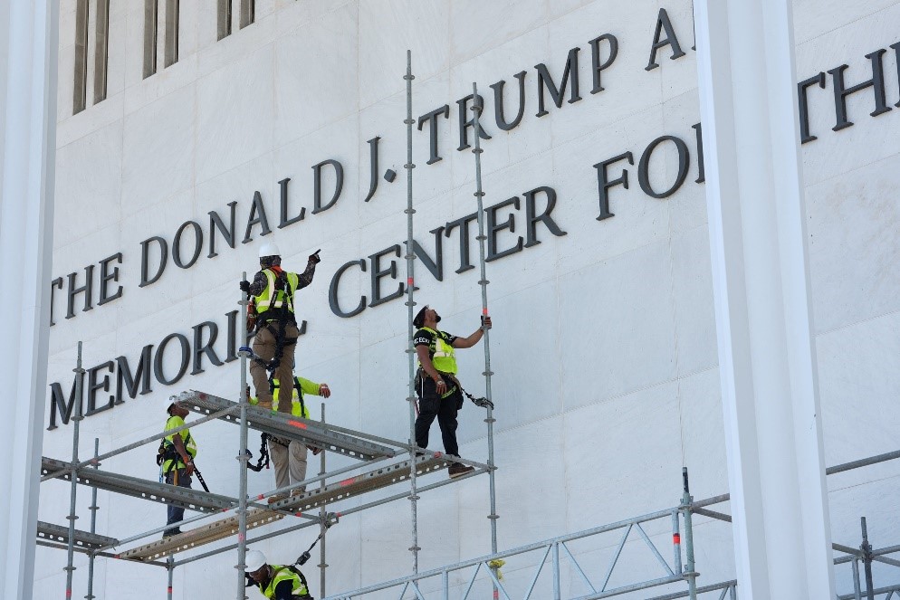 Judge orders Trump’s name off Kennedy Center