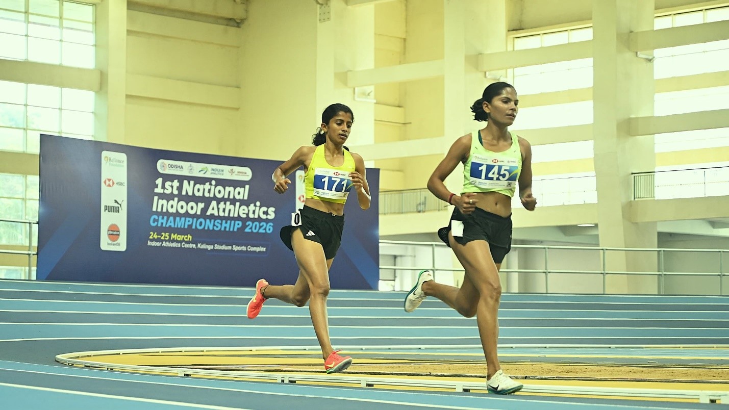 Priyanka, Krishik Strike Gold at National Indoor Athletics Championships