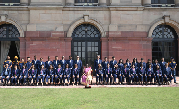 President says champions truly reflect modern India