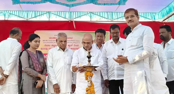 Minister launches road development work in Sedam