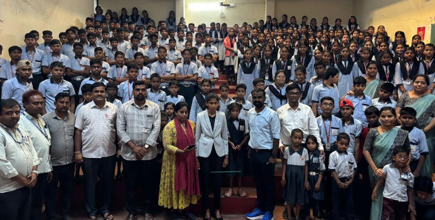 Rakshita Raju inspires special children about their inner strength
