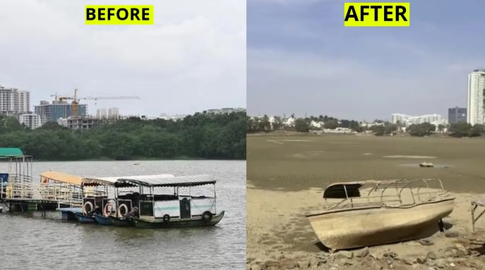 Lake Drained for ₹18-Crore Rejuvenation Works