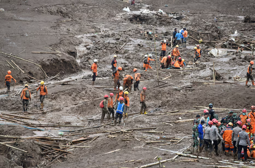 17 dead, dozens missing after landslide buries village in Indonesia