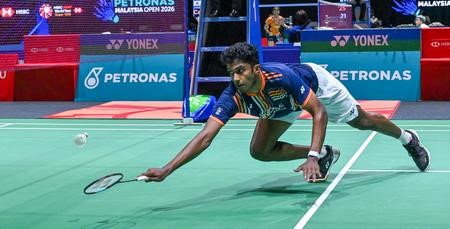 Ayush Shetty stuns world No. 1 in China