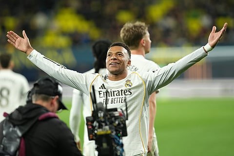 Mbappé brace at Villarreal sends Real Madrid back to La Liga summit