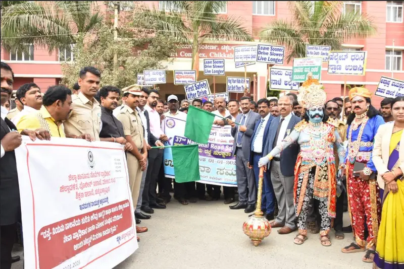 District launches month-long road safety awareness drive