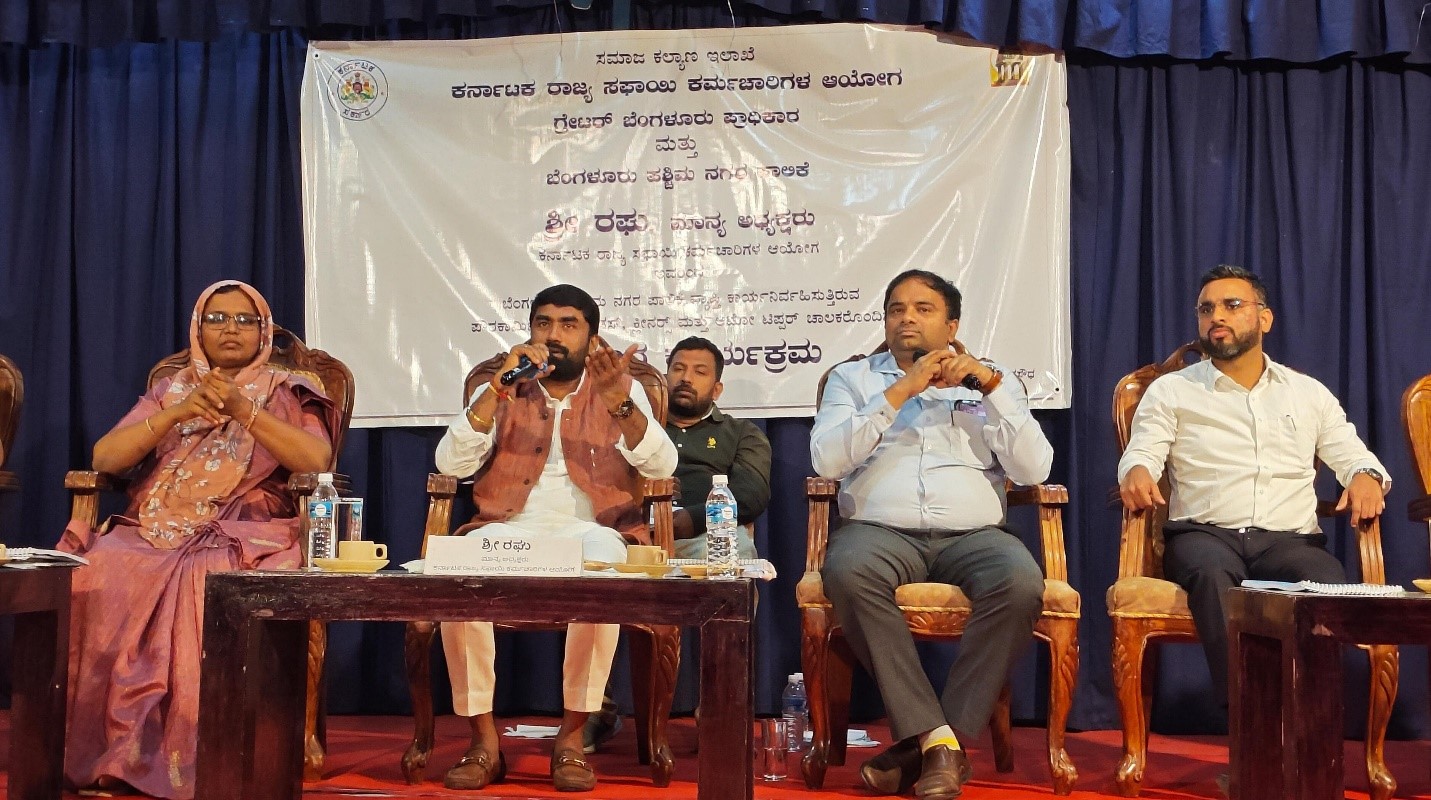 Chairman Raghu warns against delaying sanitation workers’ salaries