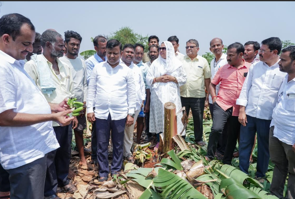 BJP demands compensation for rain damaged crops