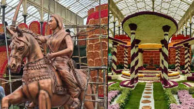 Record crowd at Lalbagh flower show