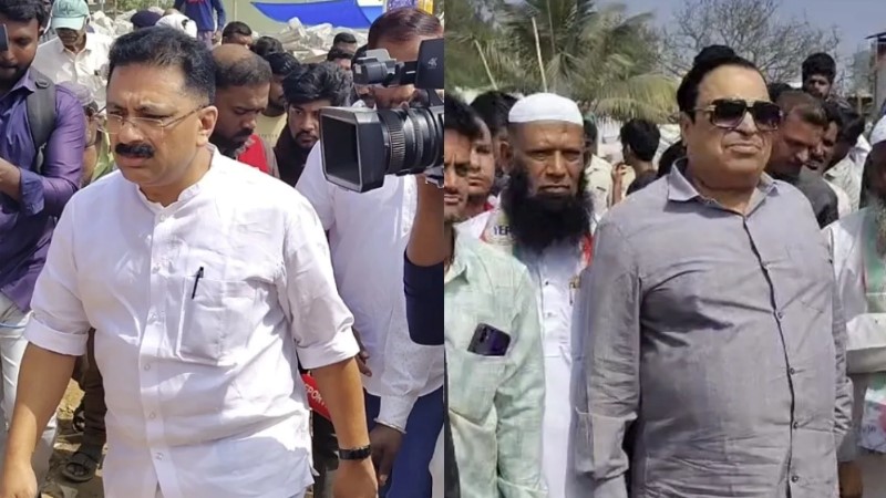 Kerala MP, MLAs visit illegal land grab clearance site