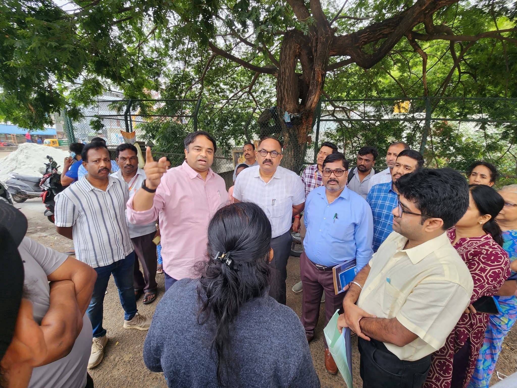 BWCC head reviews lake, walkways, healthcare