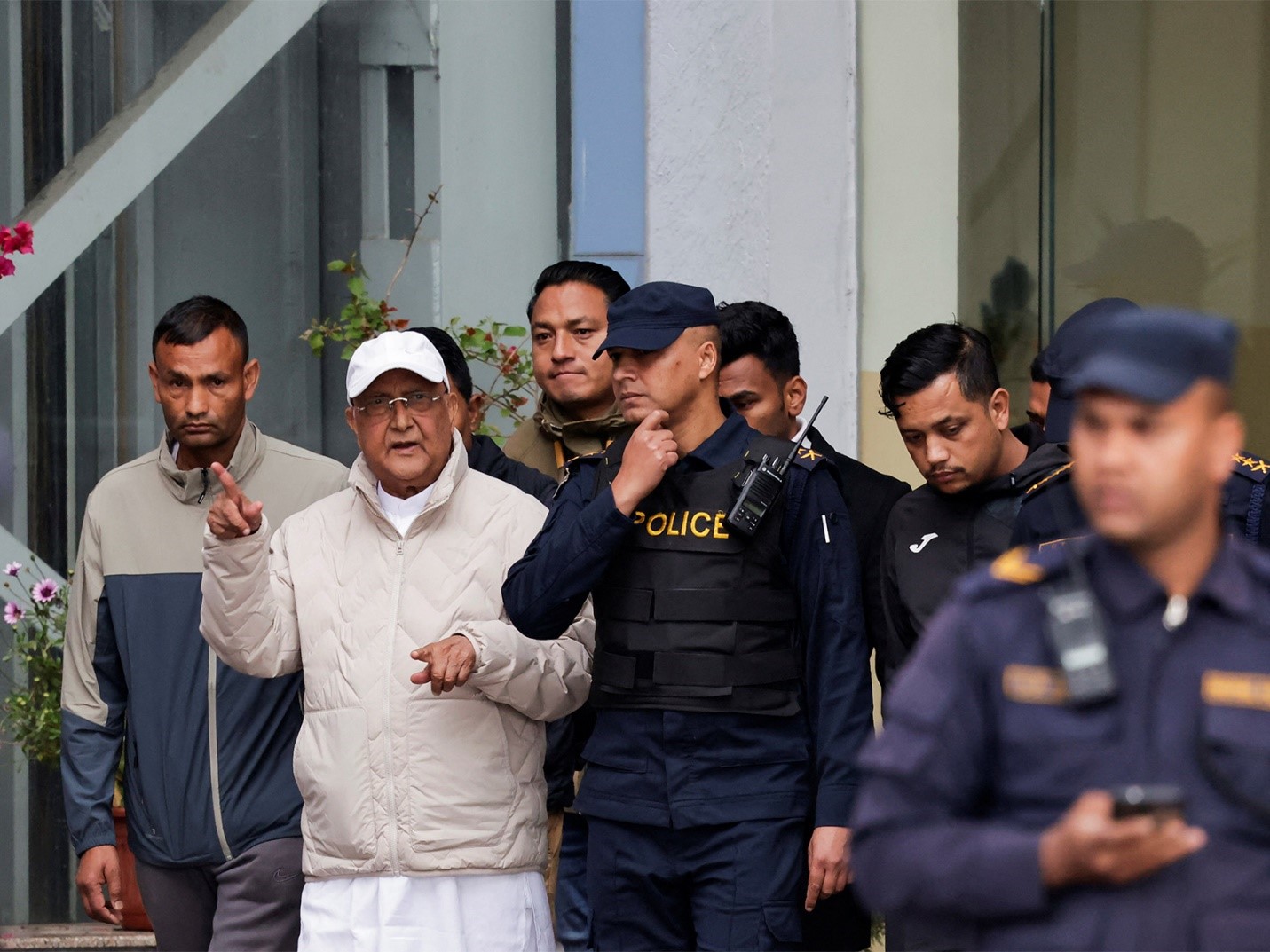 Nepal's ex-PM Oli, HM Lekhak produced in court