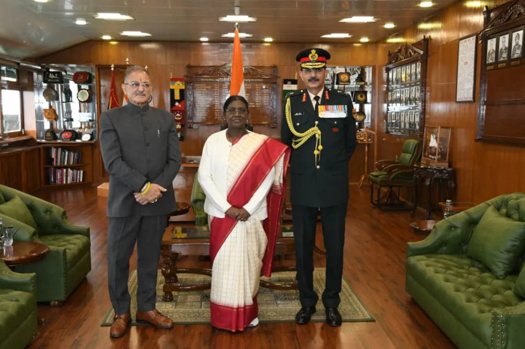 President Murmu Visits ARTRAC, Praises Indian Army Training Excellence