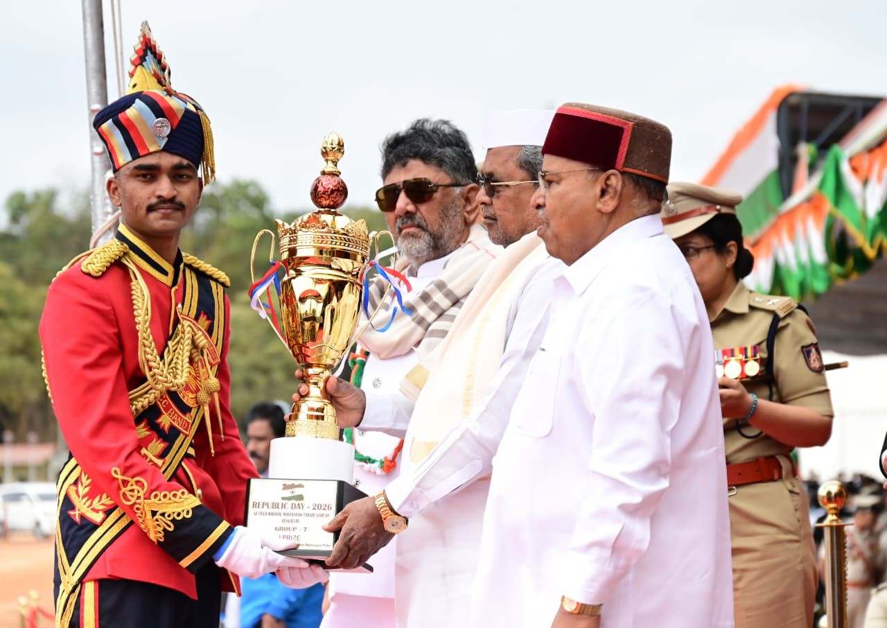 Kristu Jayanti University NCC band bags first prize at R-Day parade