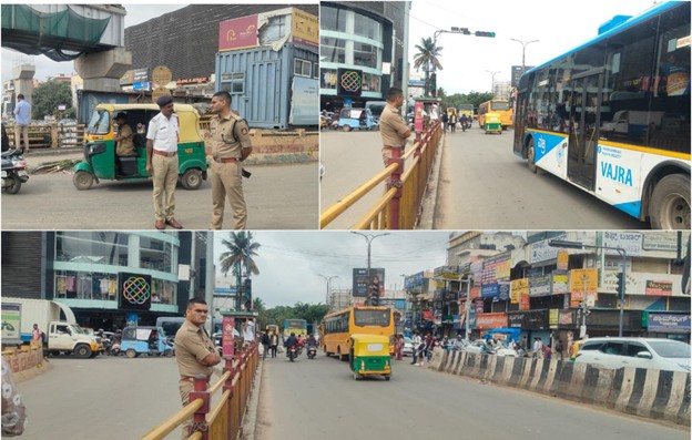 DCP inspects traffic flow at Marathahalli