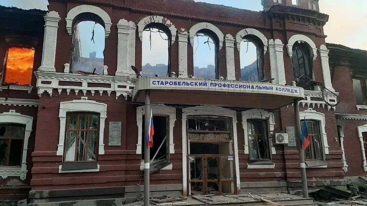 Deadly Drone Strike Hits Luhansk Dormitory