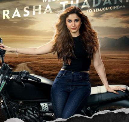 Rasha Thadani begins exciting Telugu journey