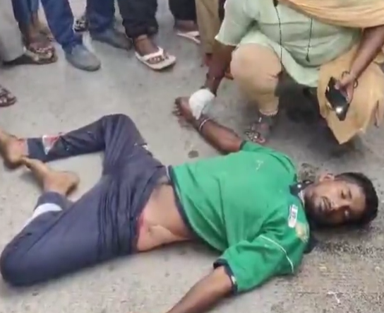 Motorcyclist dies on the spot after collision with goods lorry in Mysuru