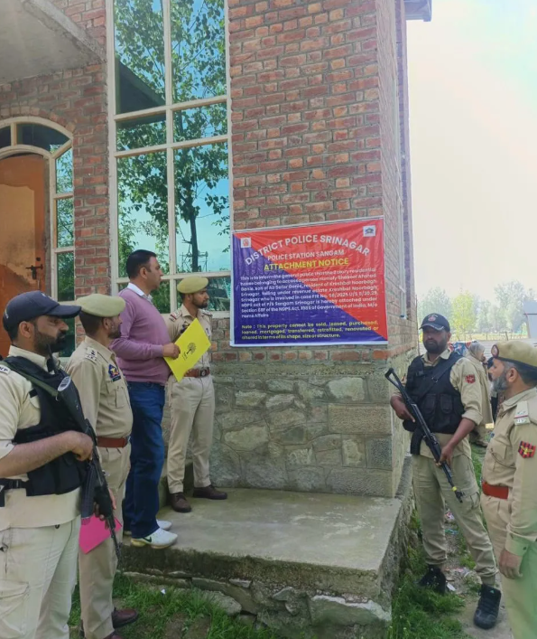 Srinagar cops attach drug traffickers’ assets worth Rs 3.5 cr
