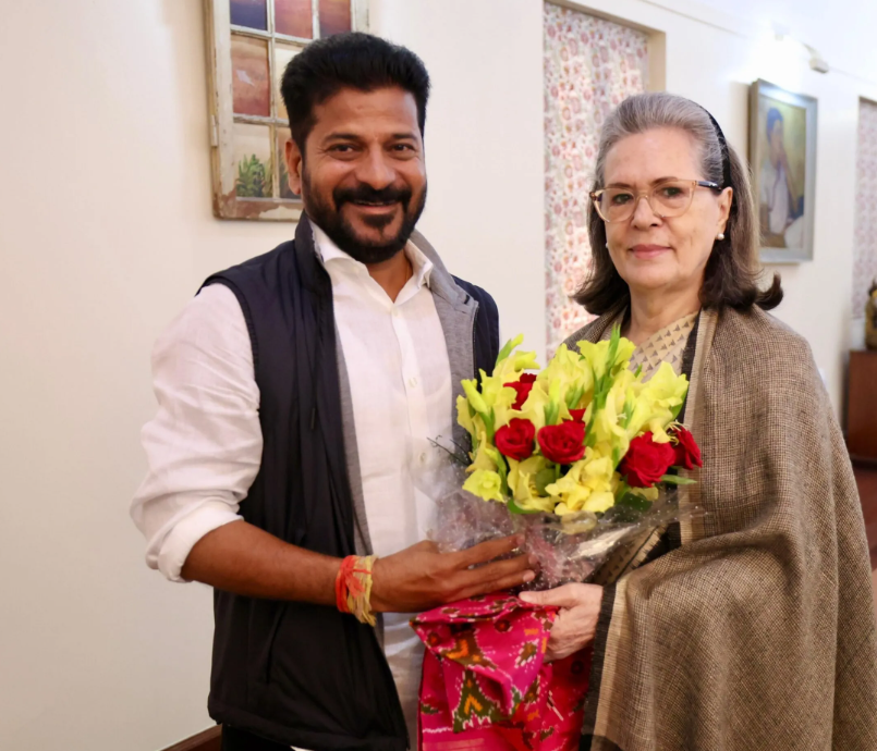 Revanth Reddy Calls Sonia Gandhi Fountainhead of Telangana’s Success on Her 79th Birthday