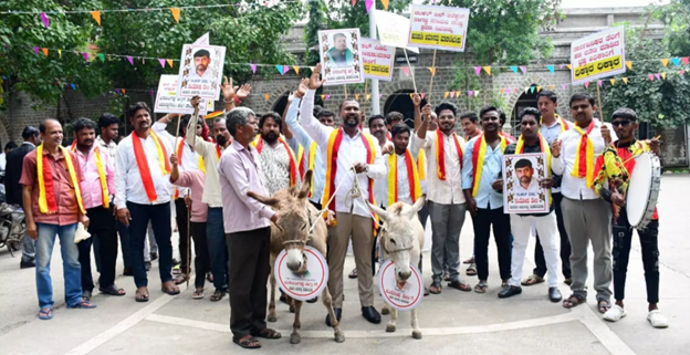 Protest Demands Removal of Corrupt Panchayat Officials