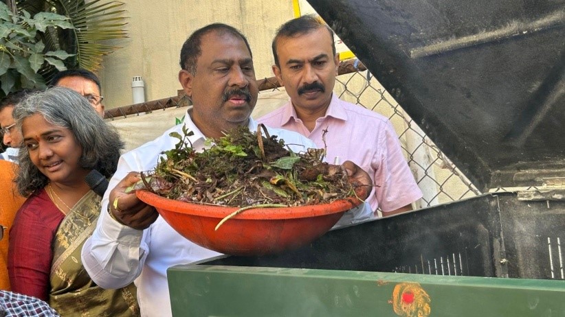 Residents of HSR layout turn 500kg of waste into compost every day