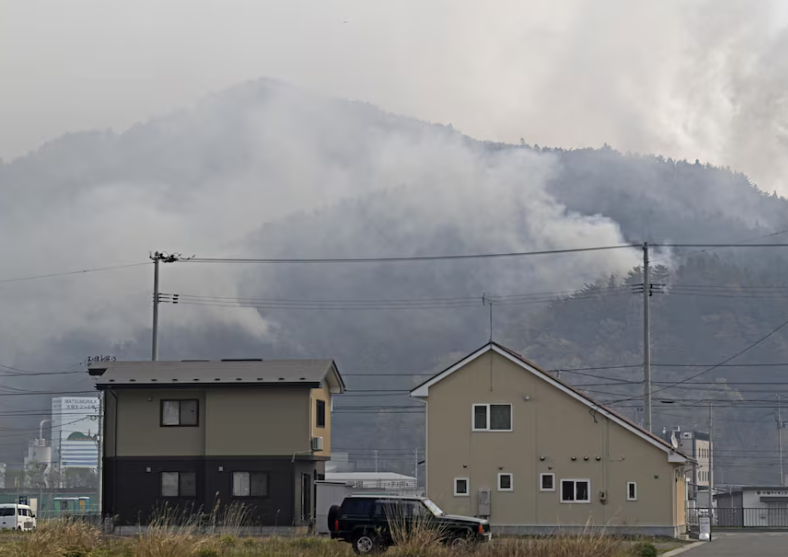 Northern Japan wildfires prompt mass evacuations as flames spread