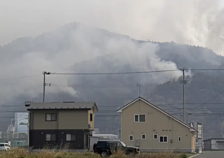 Northern Japan wildfires prompt mass evacuations as flames spread
