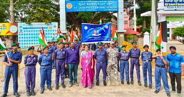 92 NCC Air Force cadets participate in Tiranga March