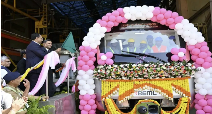 Second train arrives for Bengaluru Metro Pink Line, trial runs to begin soon