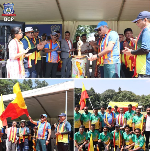 Bengaluru Police Celebrate Karnataka Rajyotsava with Patriotic Fervour at RSI Grounds