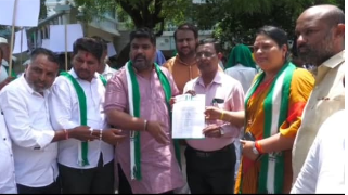 JDS Protests Against Bidadi Township, Seeks Project Withdrawal Immediately