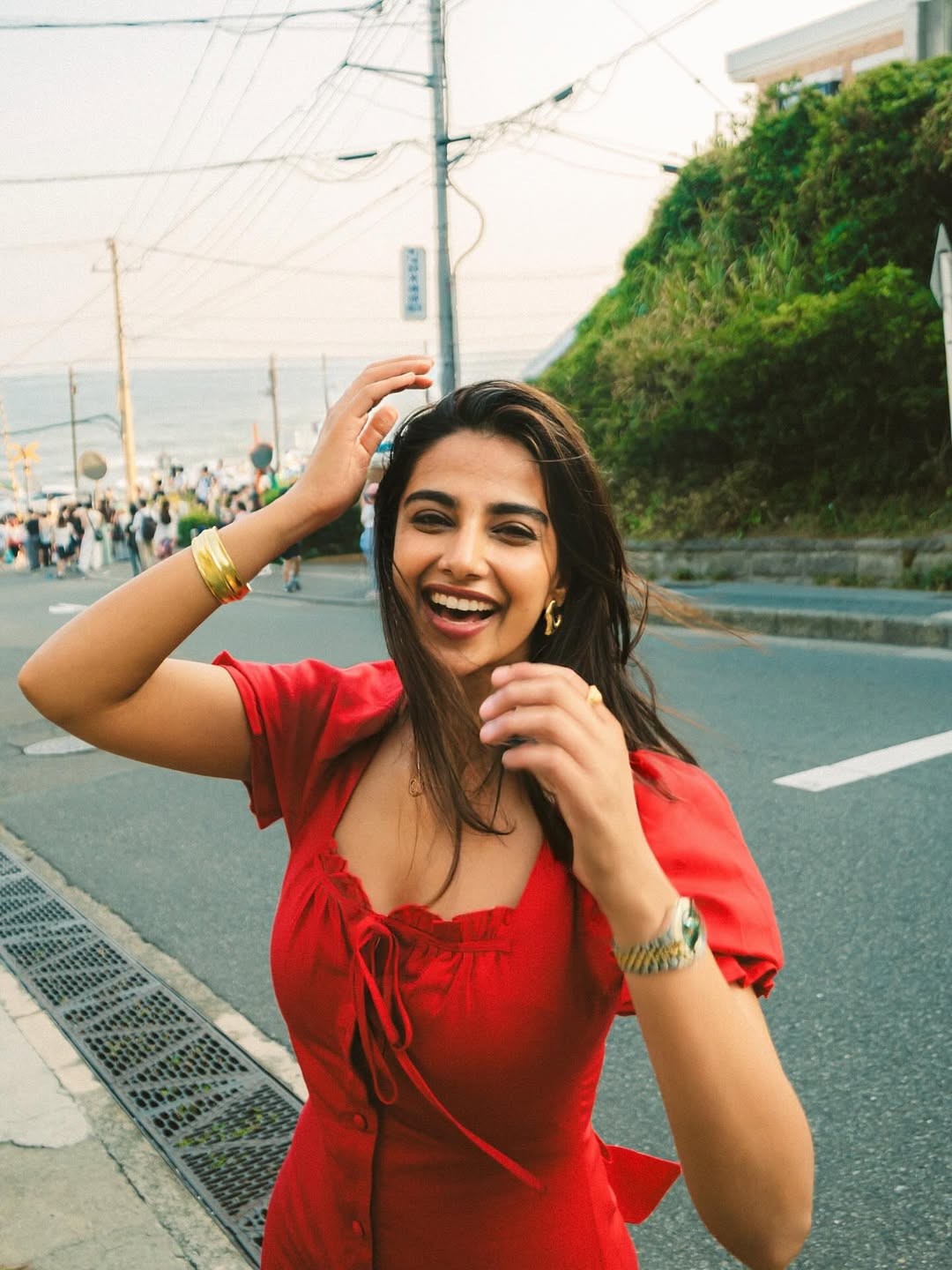 Meenakshi Chaudhary shares Japan trip moments