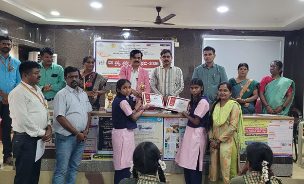 Basapura students top district HIV awareness quiz
