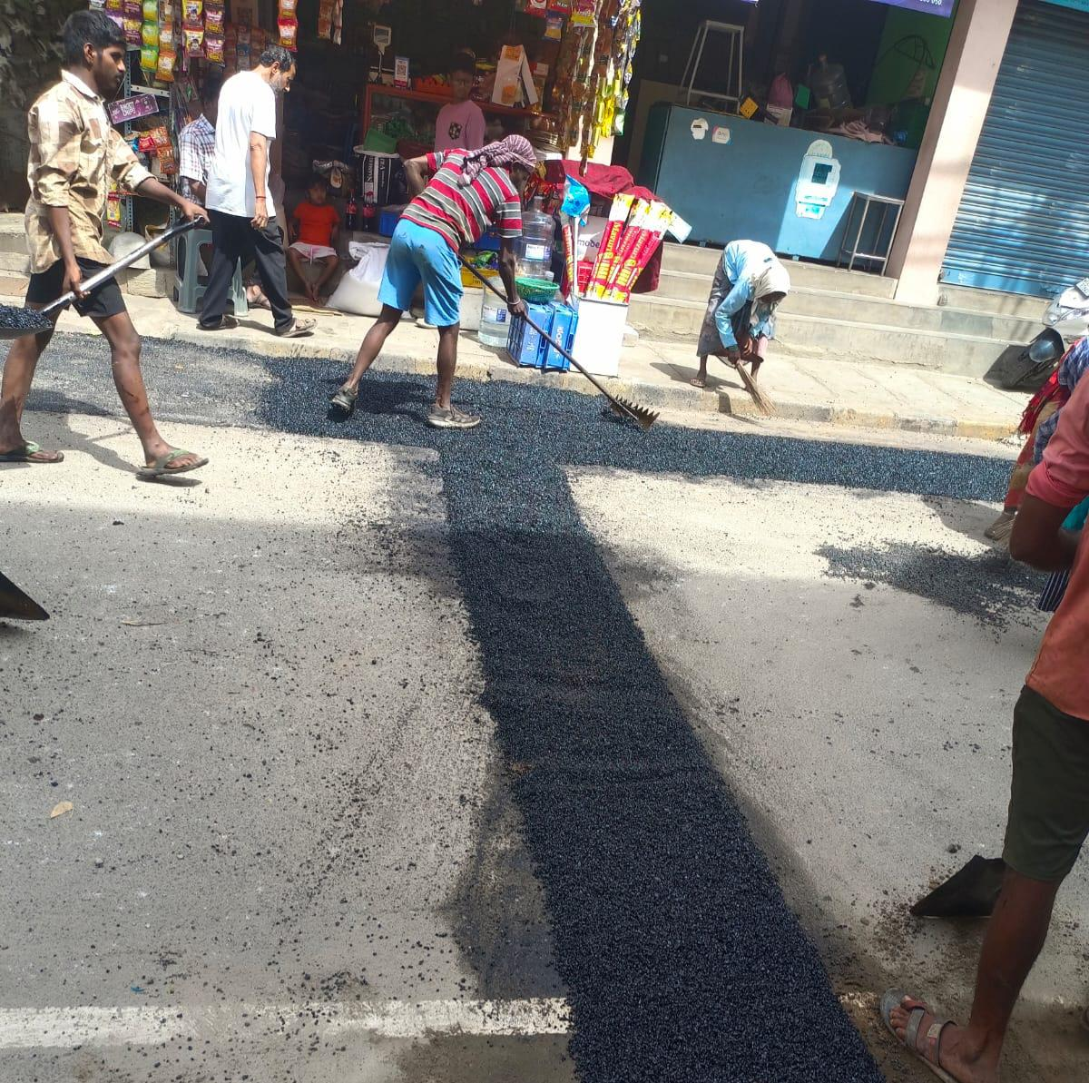 Citywide pothole repairs ease traffic woes
