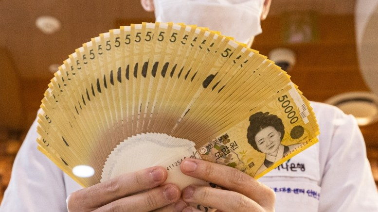 Korean Won hits 17-year low