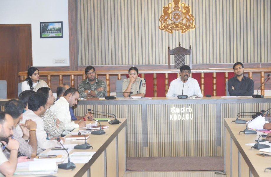 District disaster meeting reviews heavy rainfall risks