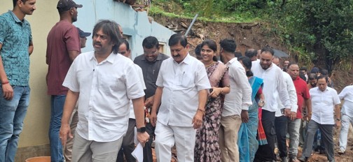 Provide assistance to the landslide victim family, Minister Bangarappa